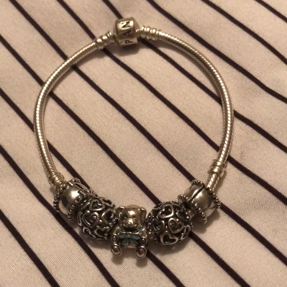 Pandora Jewelry - Pandora Bracelet with Charms